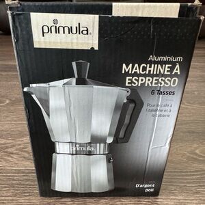 Primula 6-Cup Aluminum Stovetop Espresso Maker (Moka Pot)
